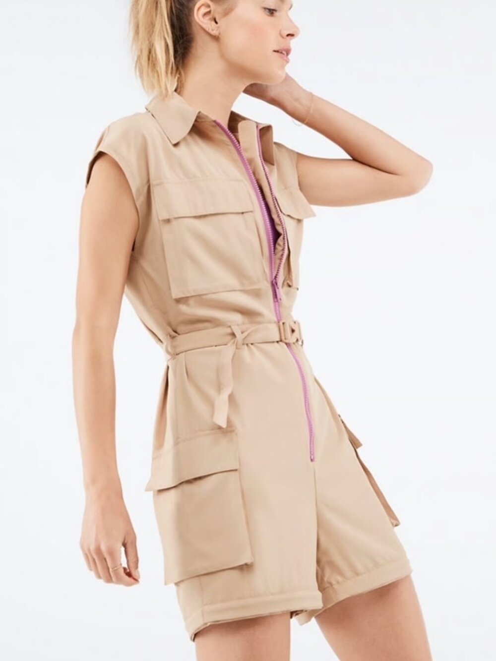 NWT Fabletics Harmony Woven Jumpsuit Romper